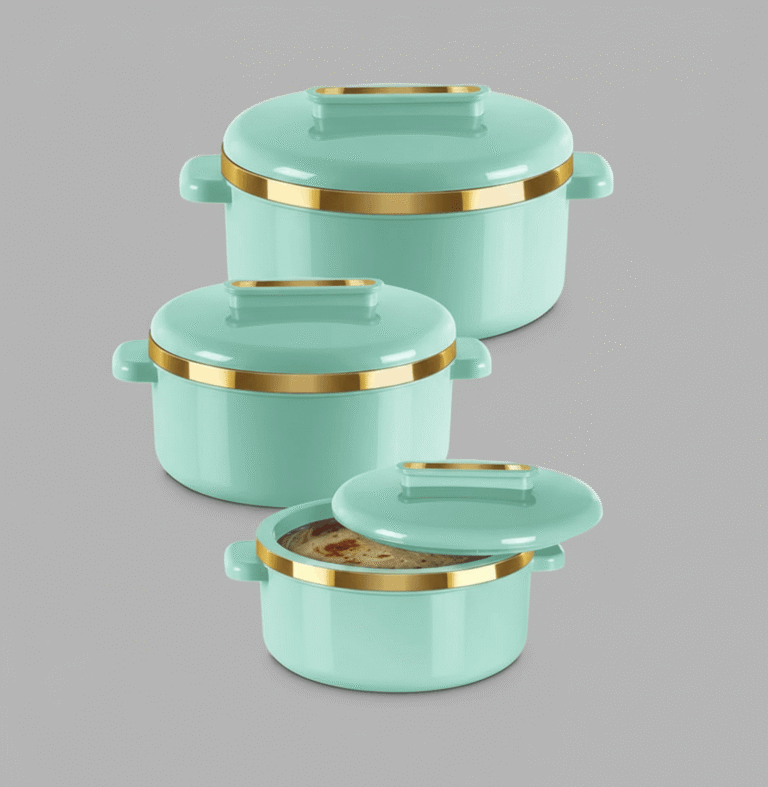 STAINLESS STEEL VACUUM FLASK SET